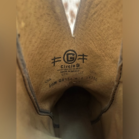 Circle G boots 6.5 - Picture 3 of 4